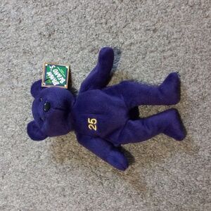 Vintage 1998 Salvinos Bamm Beanos #25 Mark McGwire Beanie 8" Plush